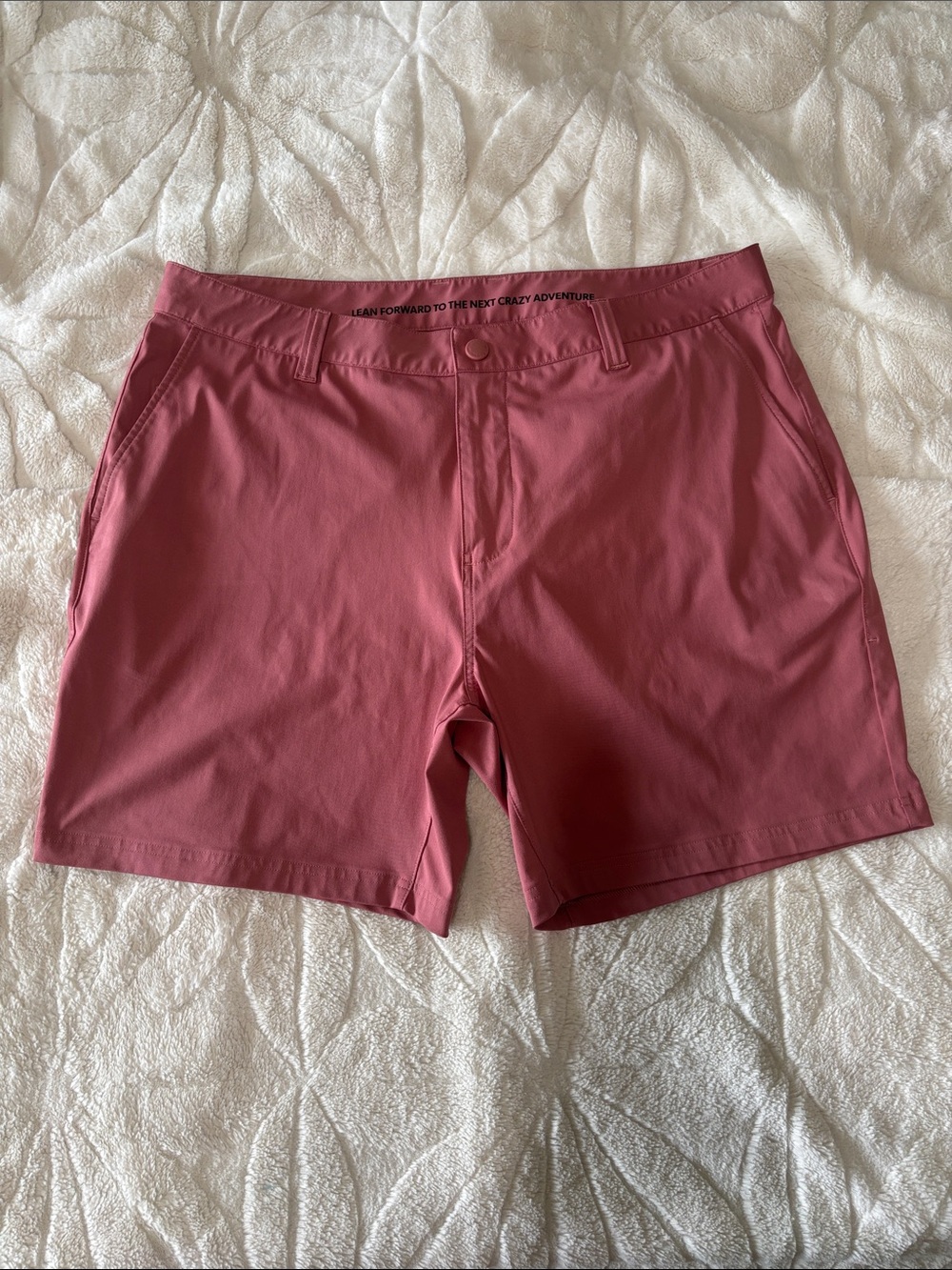 RHONE Pink Commuter 7" Active Shorts